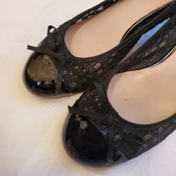 Maud frizon lace leather kitten heels - Picture 5 of 6